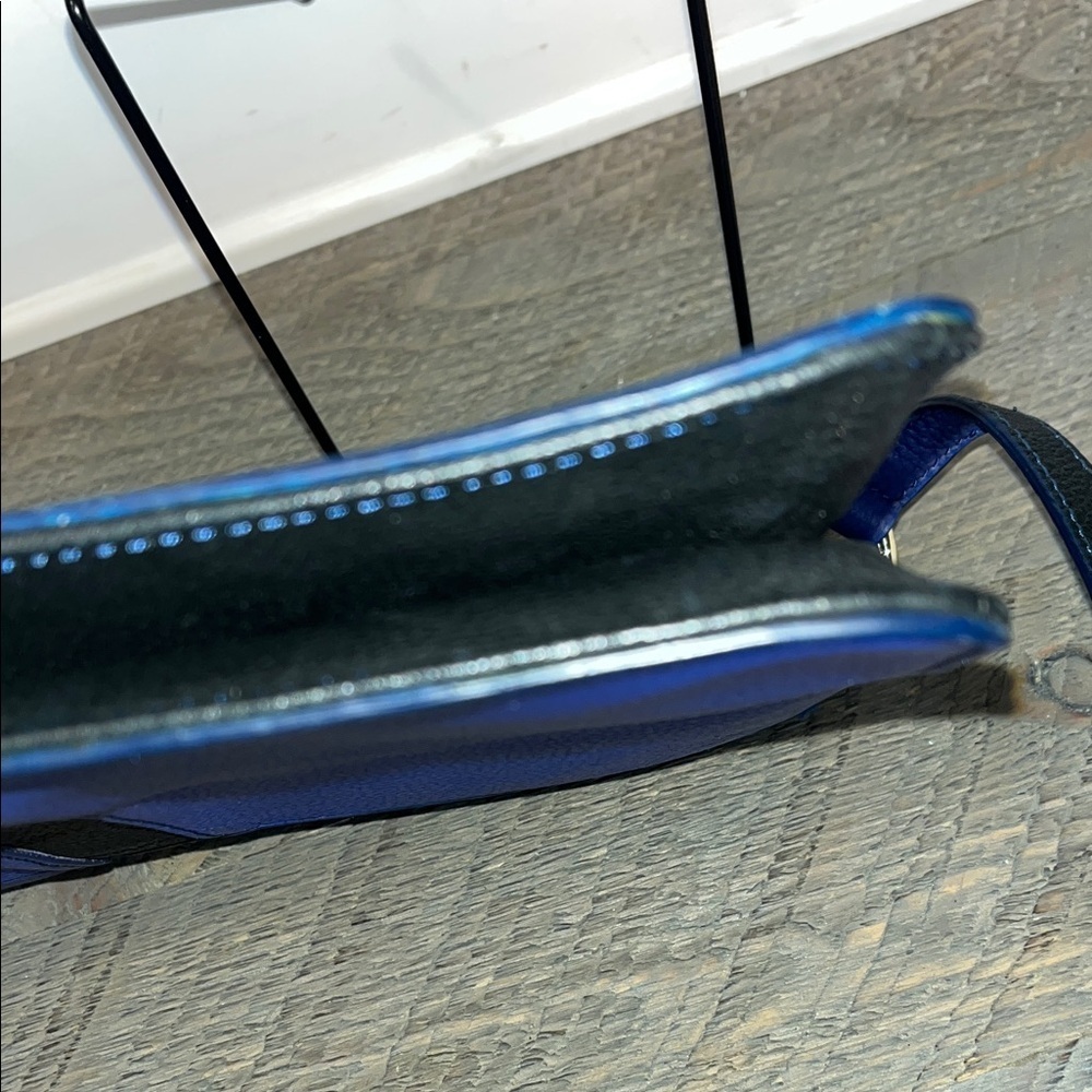 Botkier Valentina Crossbody Handbag/Blue & Black, Leather - Picture 10 of 14